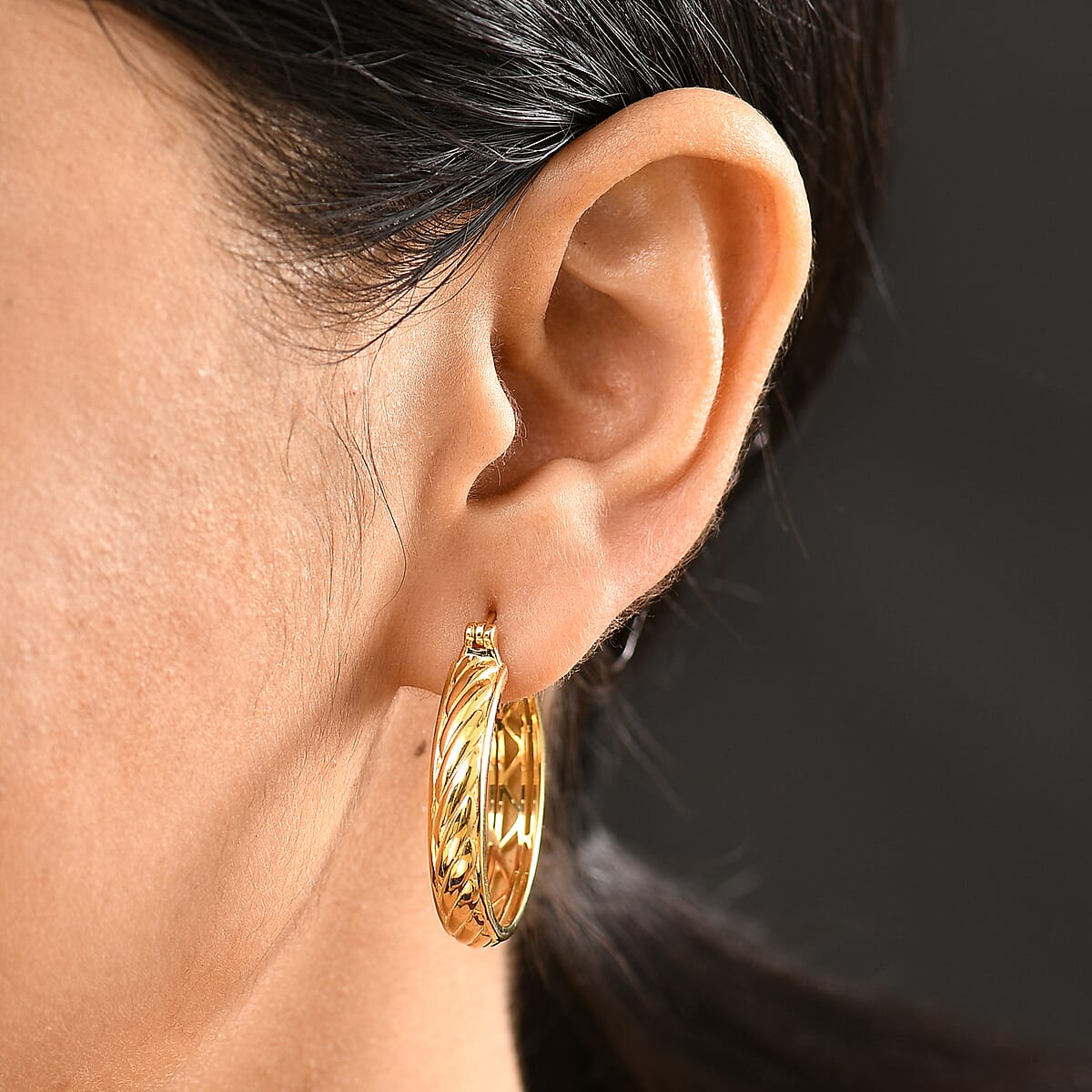 Bronzella Collection Earrings in 18K Gold Overlay Bronze image number 2