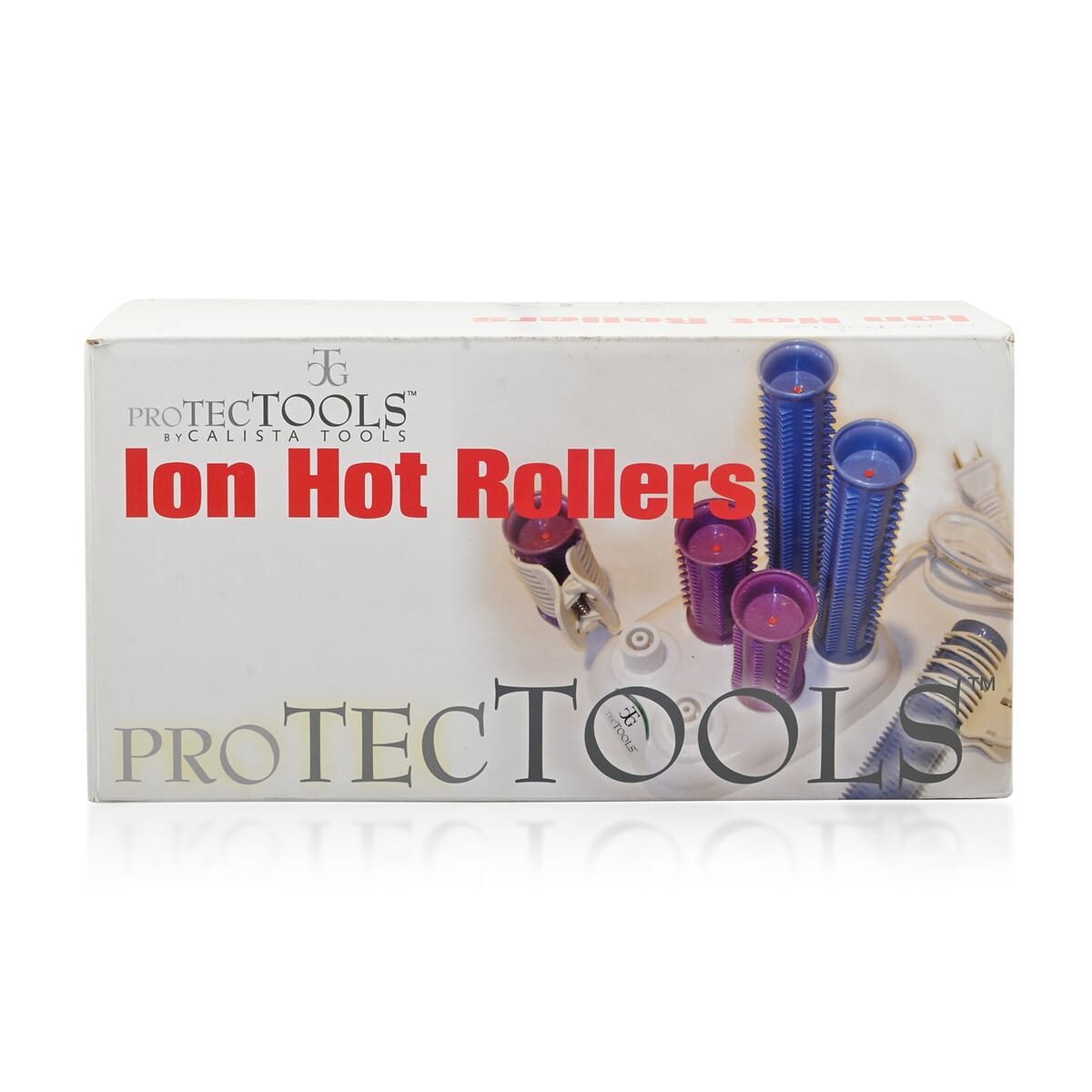 Calista Short Hair Set of Ion Hot Rollers - 6 Medium Rollers ,6 Long Rollers, 12 Clips, 6 Roller Base and Case  - Repack Grade A image number 0
