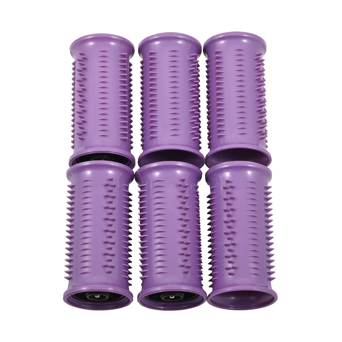 Calista Short Hair Set of Ion Hot Rollers - 6 Medium Rollers ,6 Long Rollers, 12 Clips, 6 Roller Base and Case  - Repack Grade A image number 3