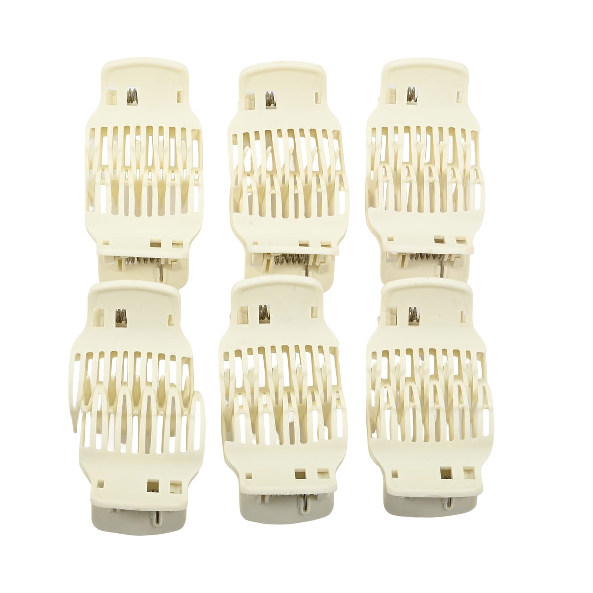 Calista Short Hair Set of Ion Hot Rollers - 6 Medium Rollers ,6 Long Rollers, 12 Clips, 6 Roller Base and Case  - Repack Grade A image number 4