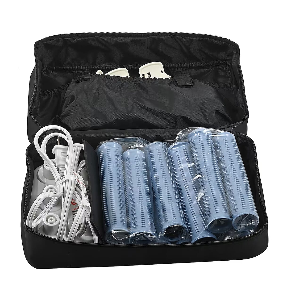 Clalista Tools Icon Hot Roller 6 Roller Base, 12 Hair Clips, 12 Long Ion Rollers, One Travel Pouch - Repack Grade B image number 6