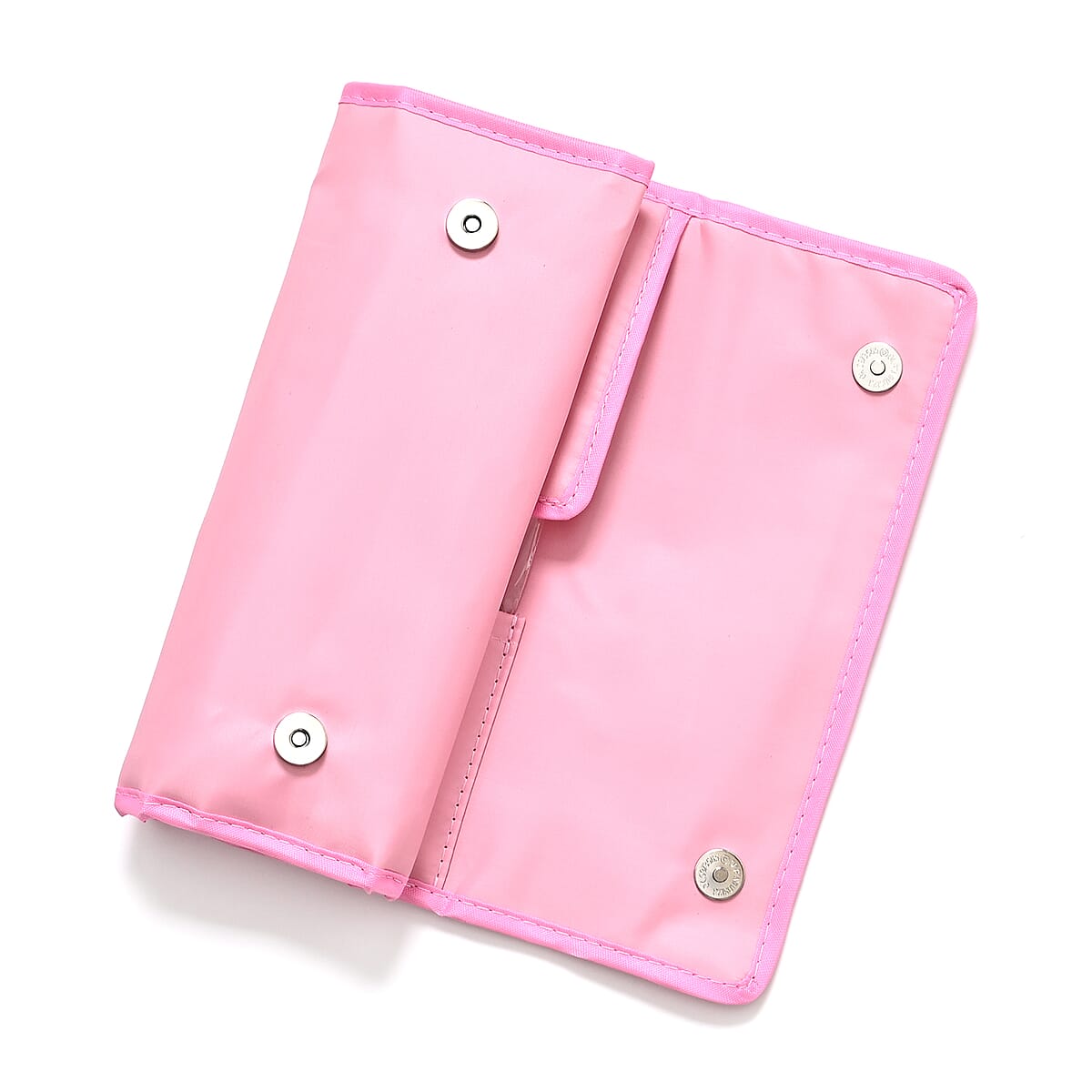 14pc Makeup Brush Set with Storage Bag - Pink image number 2