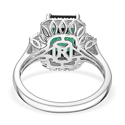 Certified & Appraised Rhapsody AAAA Pirineu Lagoon Tourmaline, Paraiba Tourmaline and E-F VS2 Diamond 5.25 ctw Halo Ring in 950 Platinum (Size 10.0) (Del. in 10-12 Days)