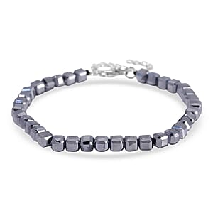 Terahertz Beaded 30.00 ctw Bracelet in Sterling Silver (7.00-9.00 In)