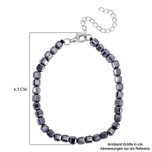 Terahertz Beaded 30.00 ctw Bracelet in Sterling Silver (7.00-9.00 In)