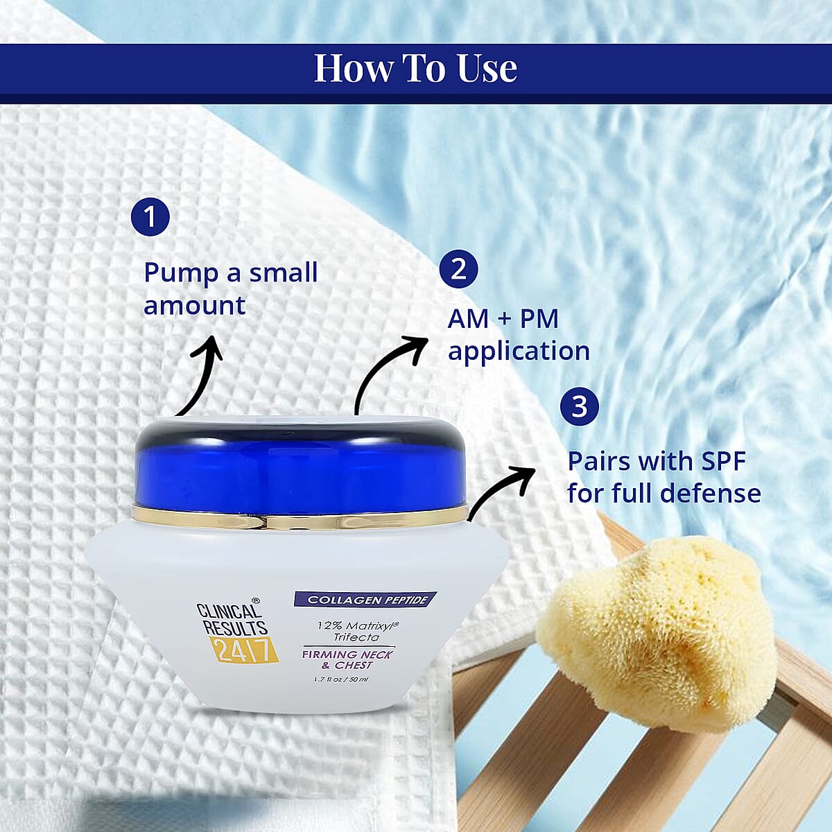 Clinical Results Matrixyl Collagen Firming Neck & Chest Cream image number 3