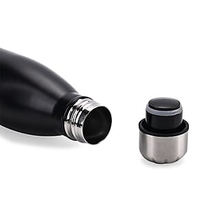 Black Stainless Steel Double Wall 2pcs Bottles