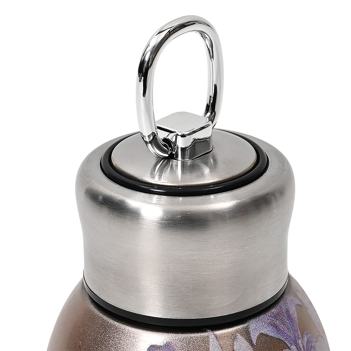 Koi Fish and Lotus Pattern 260ml Double Wall Stainless Steel Water Bottle image number 2