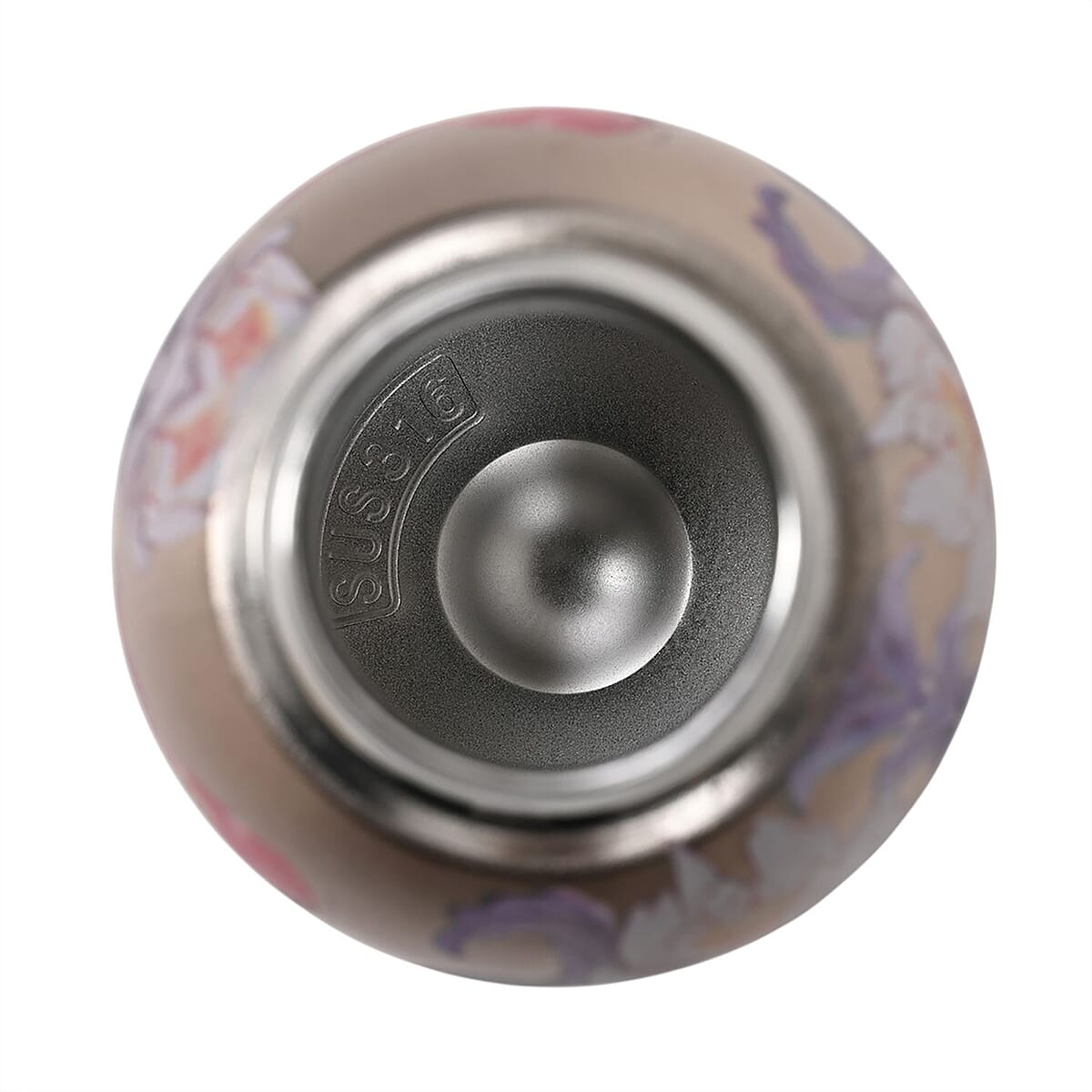 Koi Fish and Lotus Pattern 260ml Double Wall Stainless Steel Water Bottle image number 5