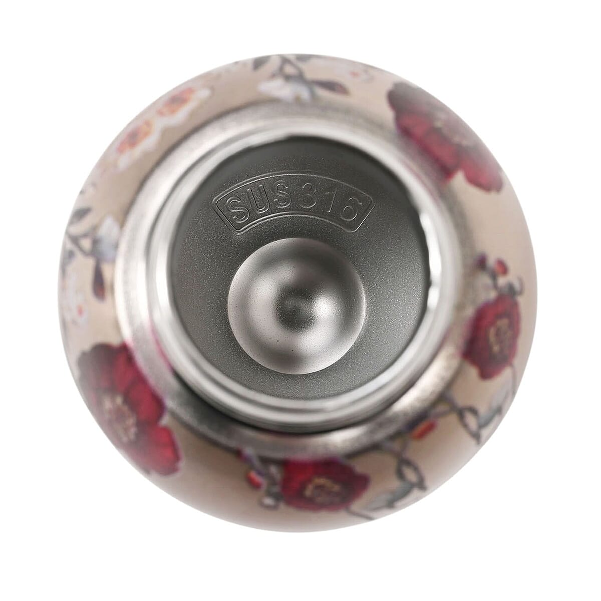 Butterfly Pattern 260ml Double Wall Stainless Steel Water Bottle image number 5