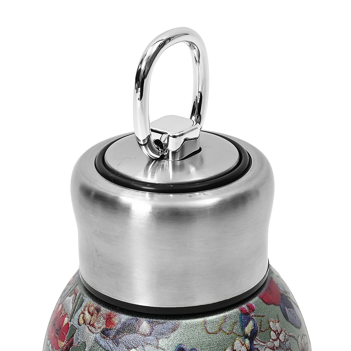 Peacock Pattern 260ml Double Wall Stainless Steel Water Bottle image number 6