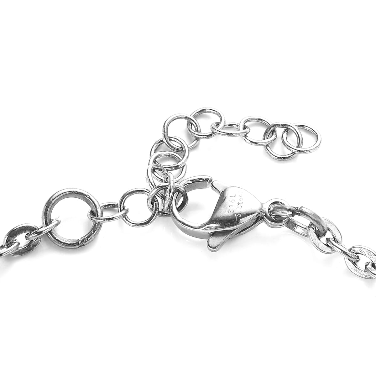 Yellow Aventurine 13.80 ctw Bracelet in Stainless Steel (6.50 In) image number 3