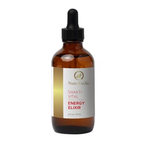 NutriVedic Shakti Vital Energy Elixir Supplement (2oz) Made in US