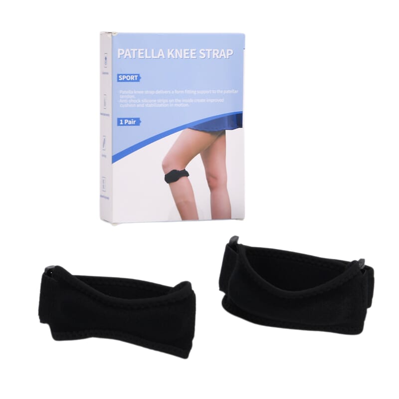 Black One Pair of Patellar Girdle - One Size Fits All