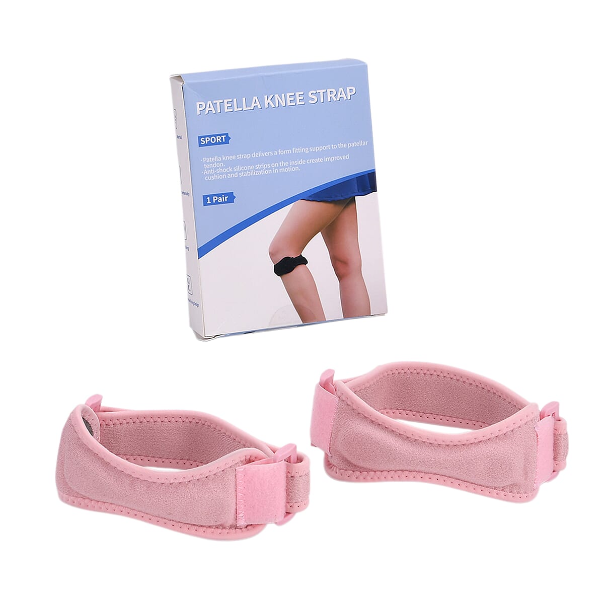 Pink One Pair of Patellar Girdle - One Size Fits All image number 5