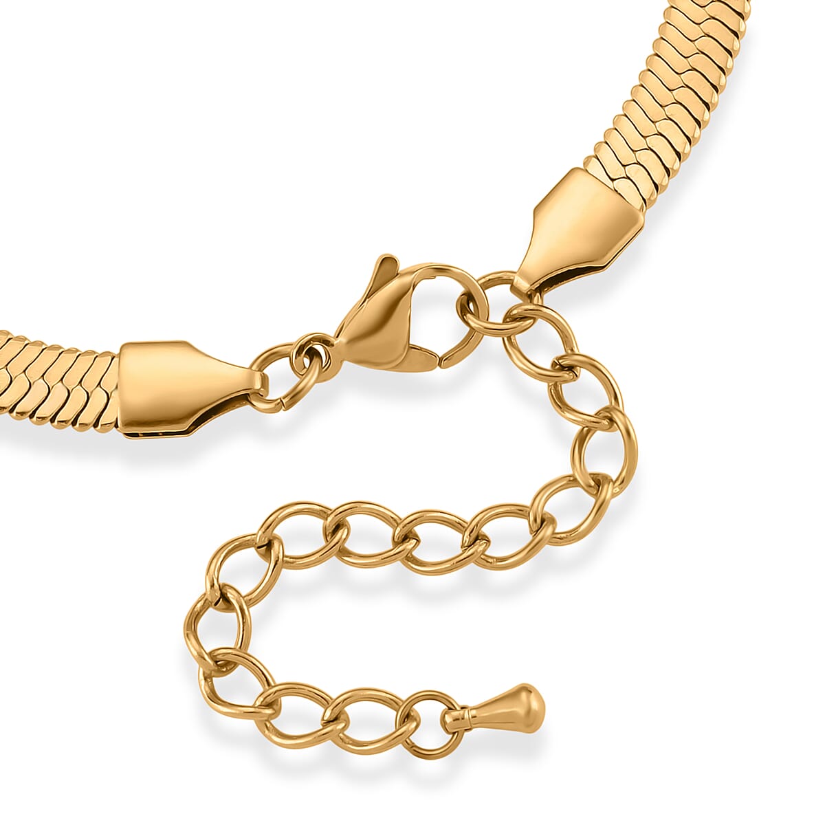 EverTrue Quintessence of Love Champagne Austrian Crystal Bracelet in ION Plated YG Stainless Steel (7.50-9.0In) image number 5