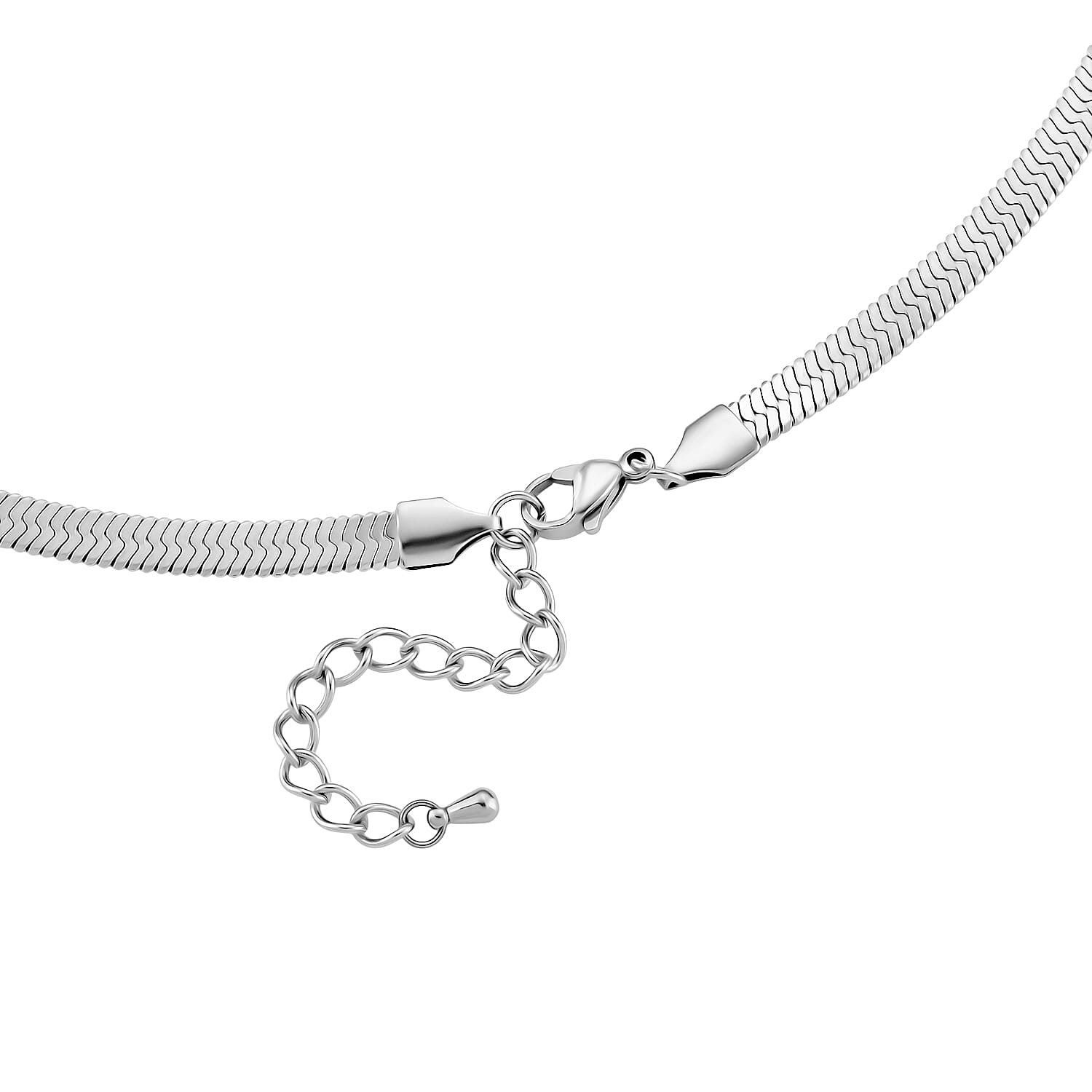 EverTrue “Quintessence of Love”Blue Austrian Crystal Station Choker in ION Plated Stainless Steel 20-22 Inches