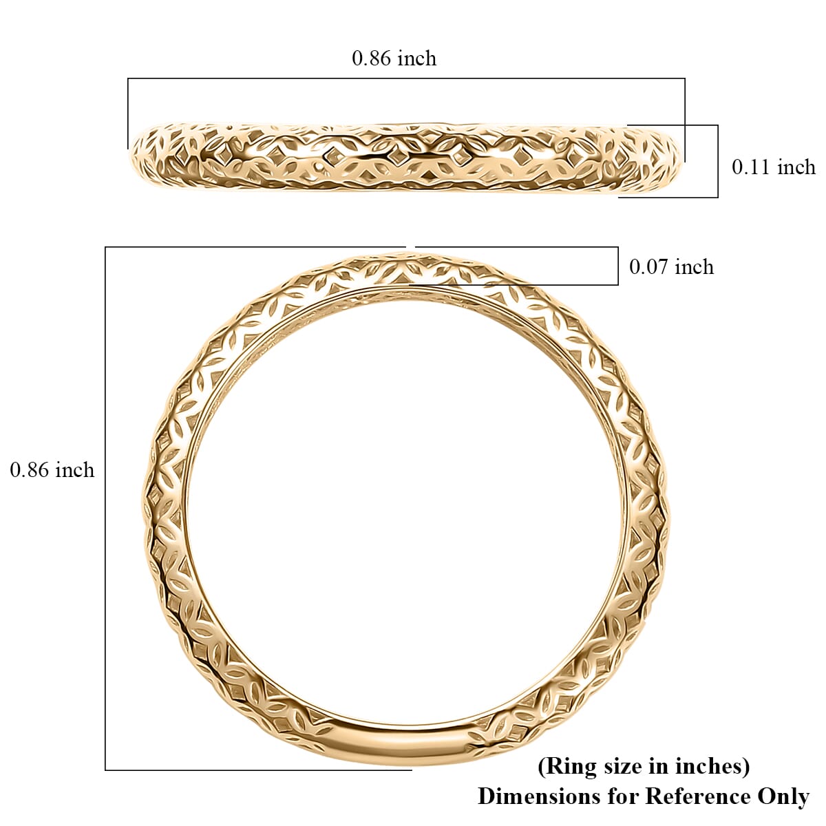 Mirage Collection 10K Yellow Gold Ring (Size 7.0) 0.89 Grams  image number 5