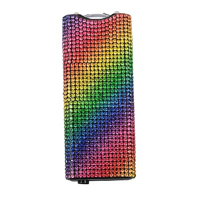 Closeout Rainbow Rhinestone Stun Gun & Pepper Spray