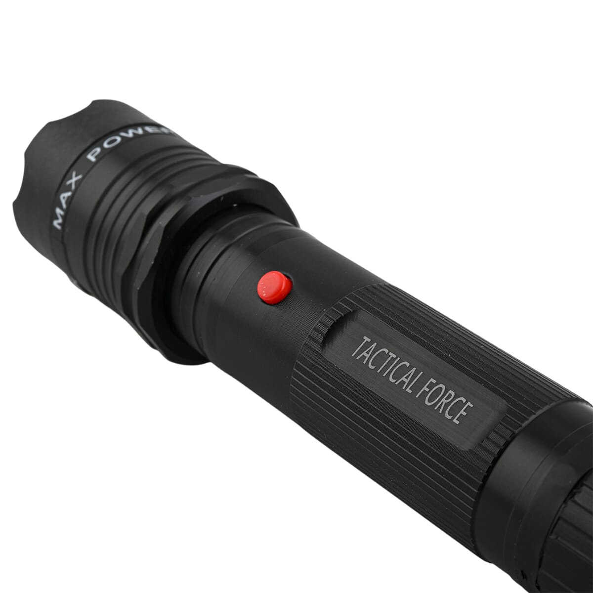 Black LED Flashlight with Stun Gun image number 2