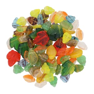 Gem Craft Studio Designer Czech Bead Mini Mix (50g) Colorful Leaves