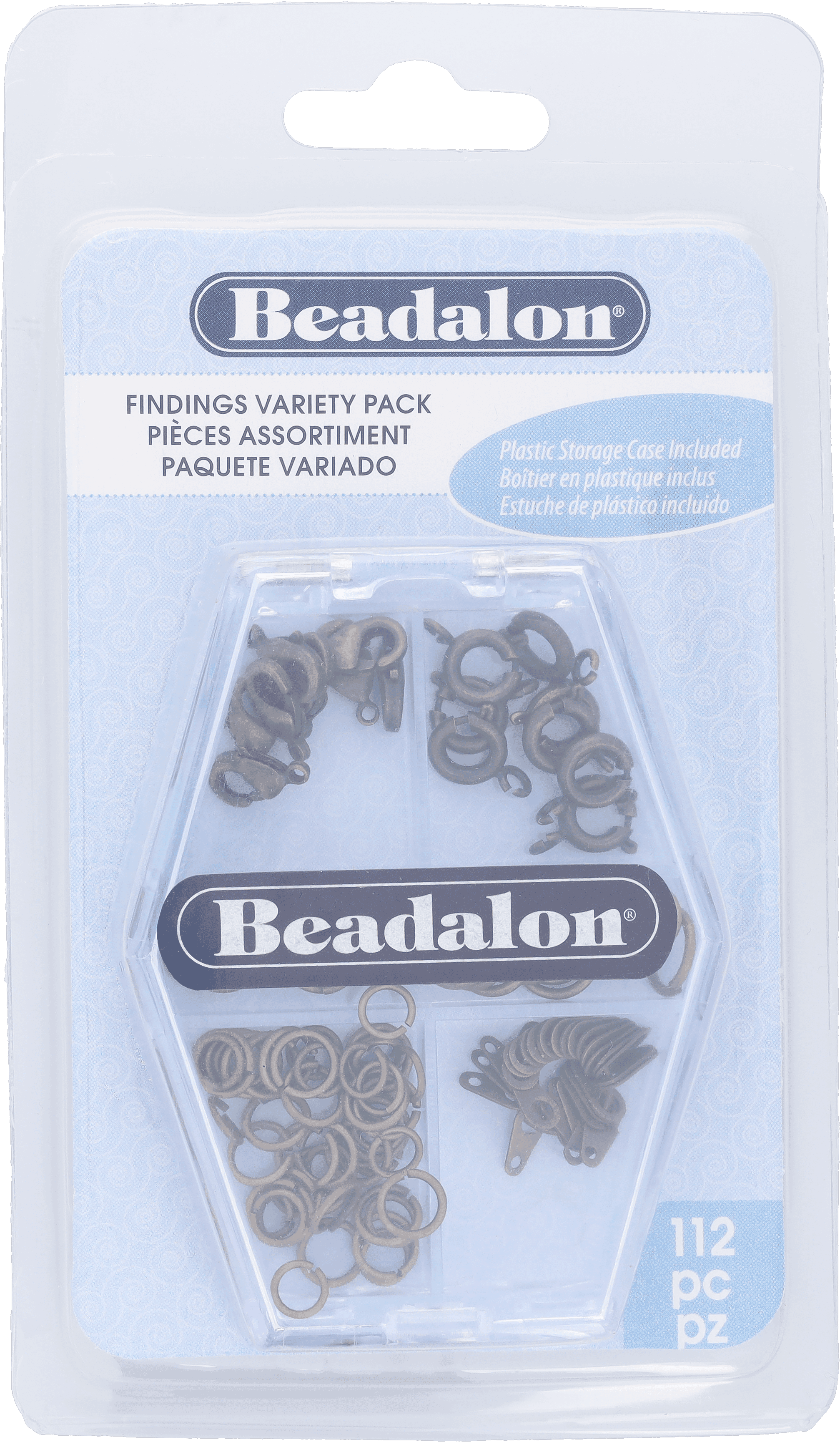 Gem Craft Studio Findings Variety 4 Pack with Storage Case