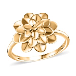 Floral Ring in 10K Yellow Gold (Size 10.0) 3.19 Grams