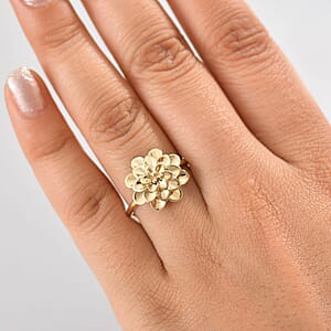 Floral Ring in 10K Yellow Gold (Size 10.0) 3.19 Grams