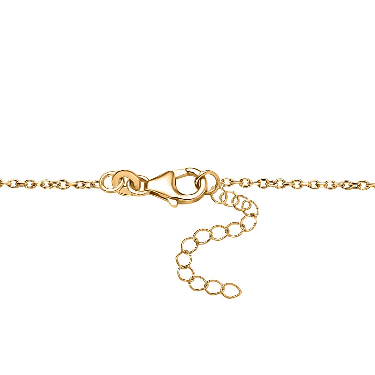 GP Trionfo Collection Multi Color Diamond 1.00 ctw Butterfly Necklace in 18K Vermeil Yellow Gold Over Sterling Silver 18 Inches image number 5