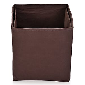 Set of 6 Cube Collapsible Organizer - Brown