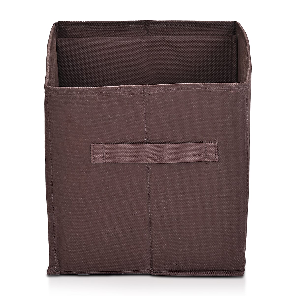 Set of 6 Cube Collapsible Organizer - Brown image number 3