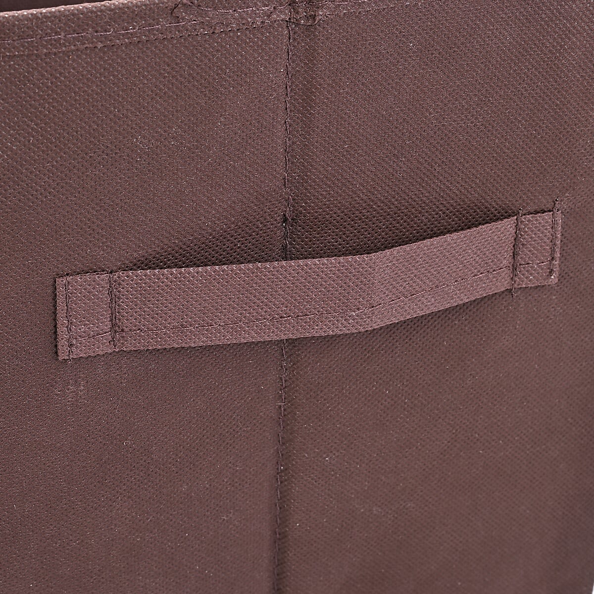 Set of 6 Cube Collapsible Organizer - Brown image number 6