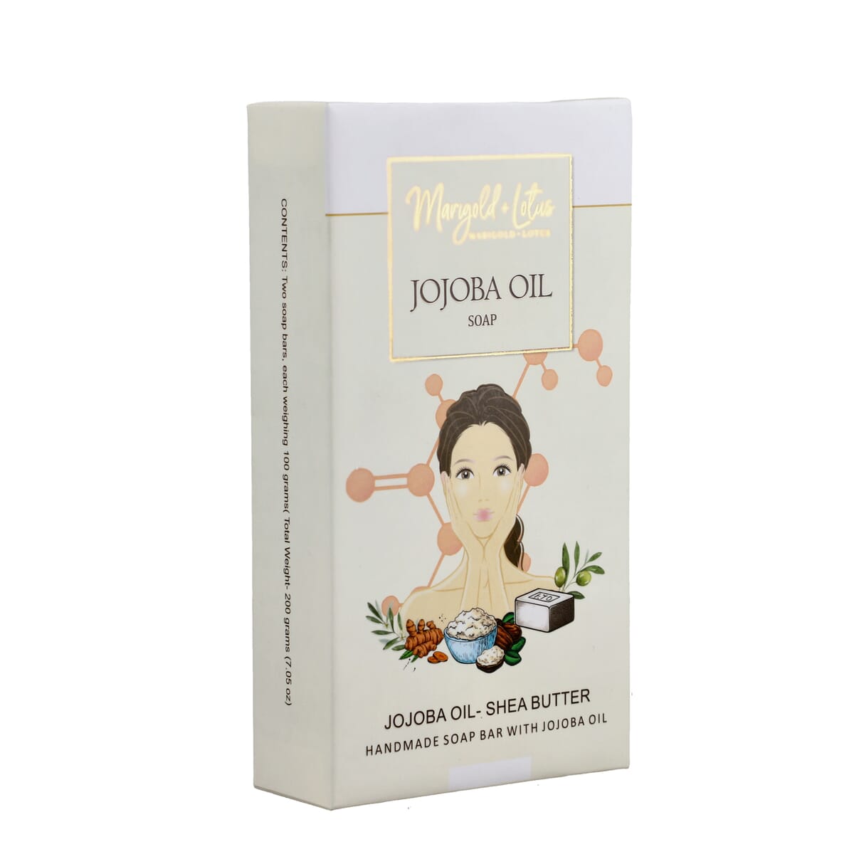 Set of 2 Jojoba Oil Soap (Shea Butter, Vitamin C, Retinol and Collagen) image number 5