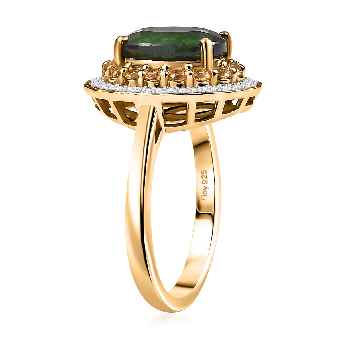 Buy D'Joy Chrome Diopside and Multi Gemstone 3.40 ctw