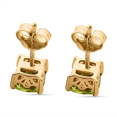 Peridot 2.21 ctw Earrings in Sterling Silver