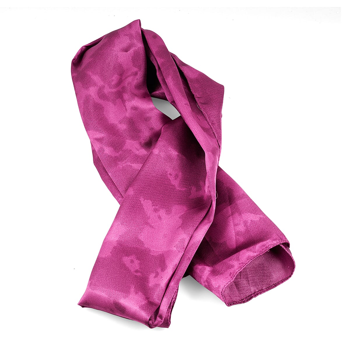 Winlar Fuchsia Tribal Satin Scarf image number 0