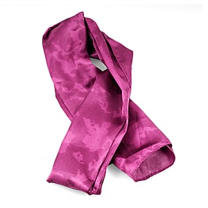 Winlar Fuchsia Tribal Satin Scarf