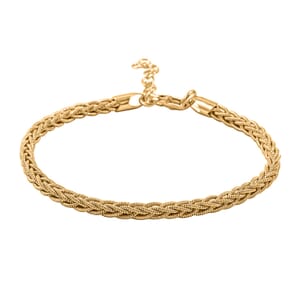 Bismark Chain Bracelet in 14K Yellow Gold Over Sterling Silver (7.00 In) 7.90 Grams