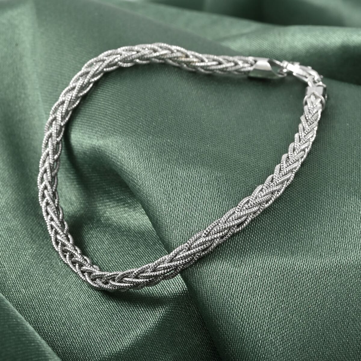 Bismark Chain Bracelet in Sterling Silver (7.00 In) 7.50 Grams image number 1