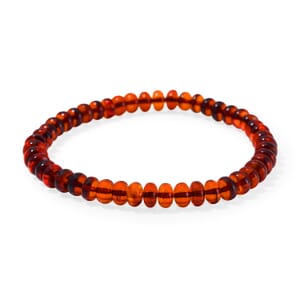 Baltic Amber Beaded Stretch Bracelet