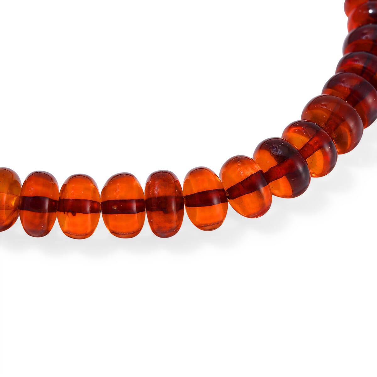 Baltic Amber Beaded Stretch Bracelet image number 2