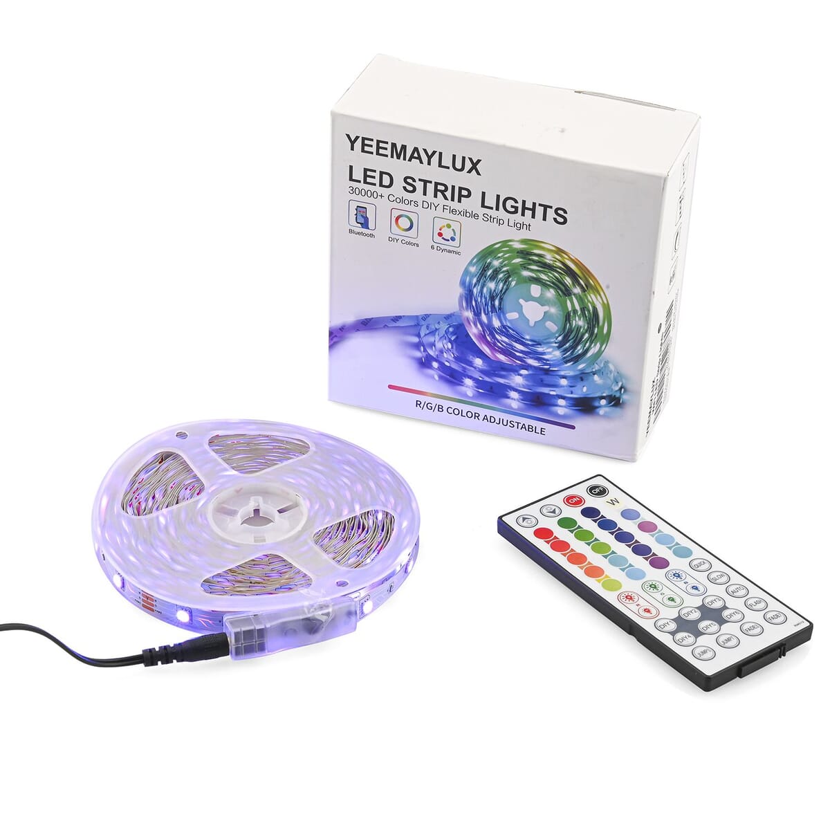 YEEMAYLUX LED Strip Lights with IR Remote (12V) image number 0