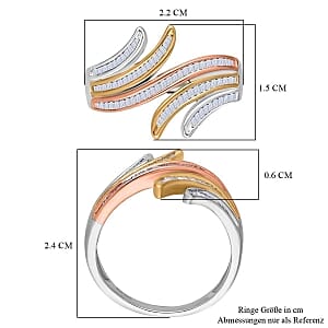 White Diamond 0.49 ctw Ring in Sterling Silver (Size 8)