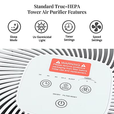 Closeout Crane True HEPA Protection Air Purifier
