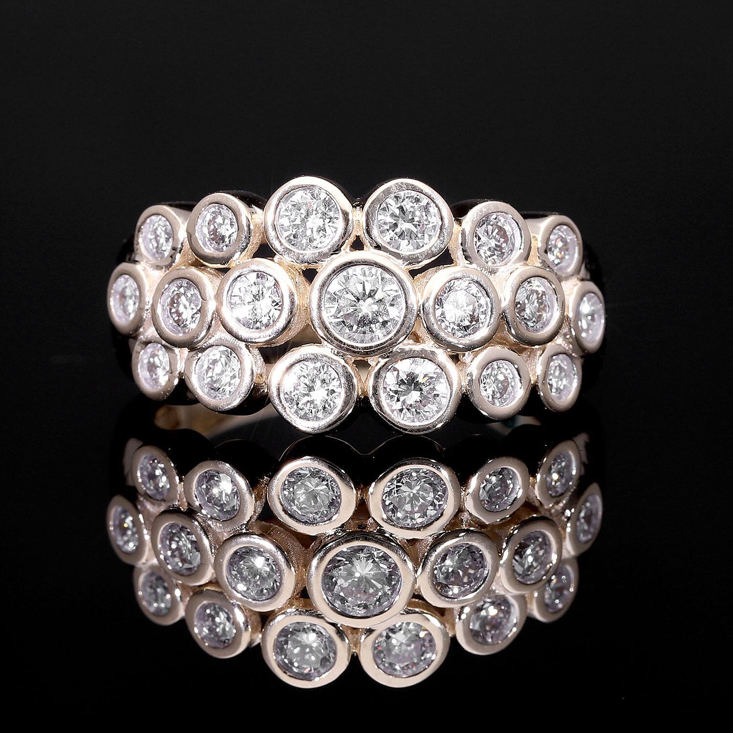 Luxuriant Lab Grown Diamond VS 1.01 ctw Ring in 10K Yellow Gold (Size 8.0)