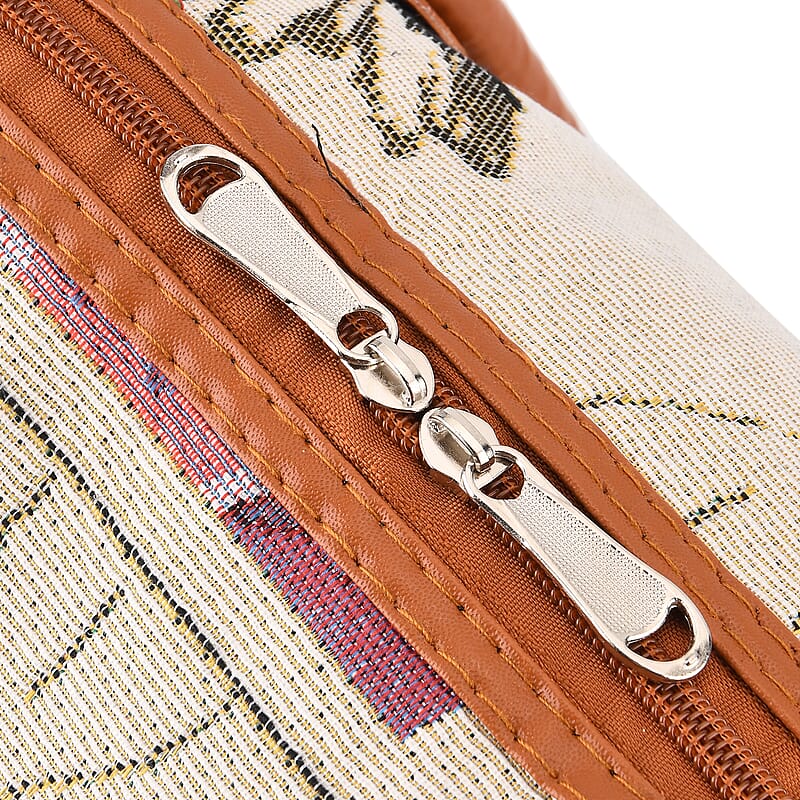 La Marey Multi Color Daisy Print Polyester Duffel Bag