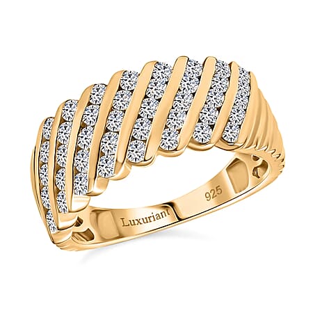 Yellow Gold Over Sterling Silver / 10 - Product card gallery slide 1 (10178002747705)