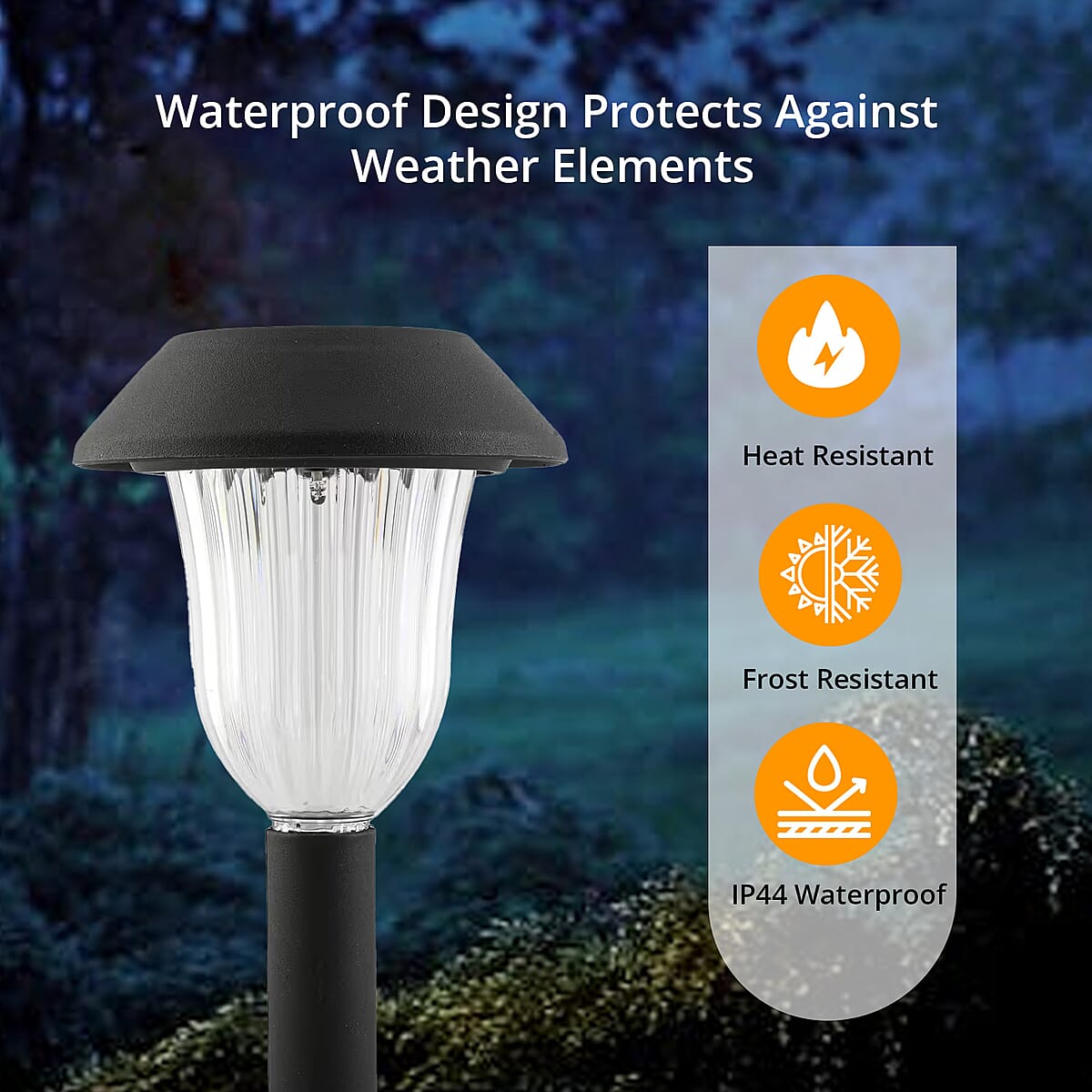 Closeout MOONRAYS 6 Solar Stake Lights (Ships in 8-10 Business Days) image number 1