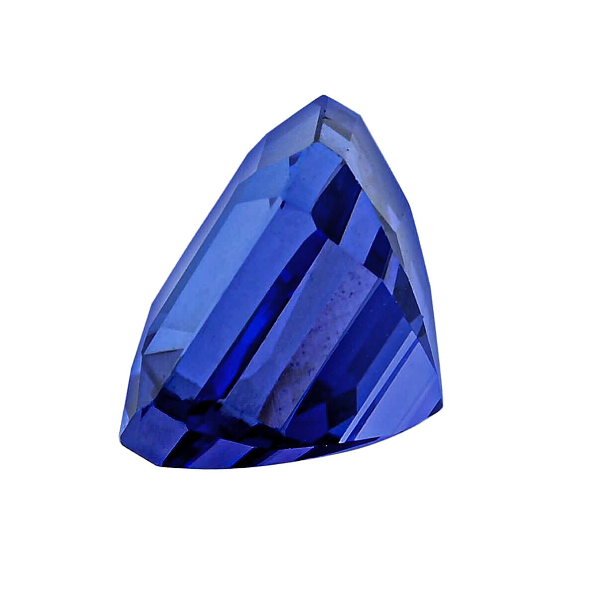 Doorbuster Certified & Appraised AAAA Asscher Cut Vivid Tanzanite (Sqr Free Size) 5.00 ctw image number 1