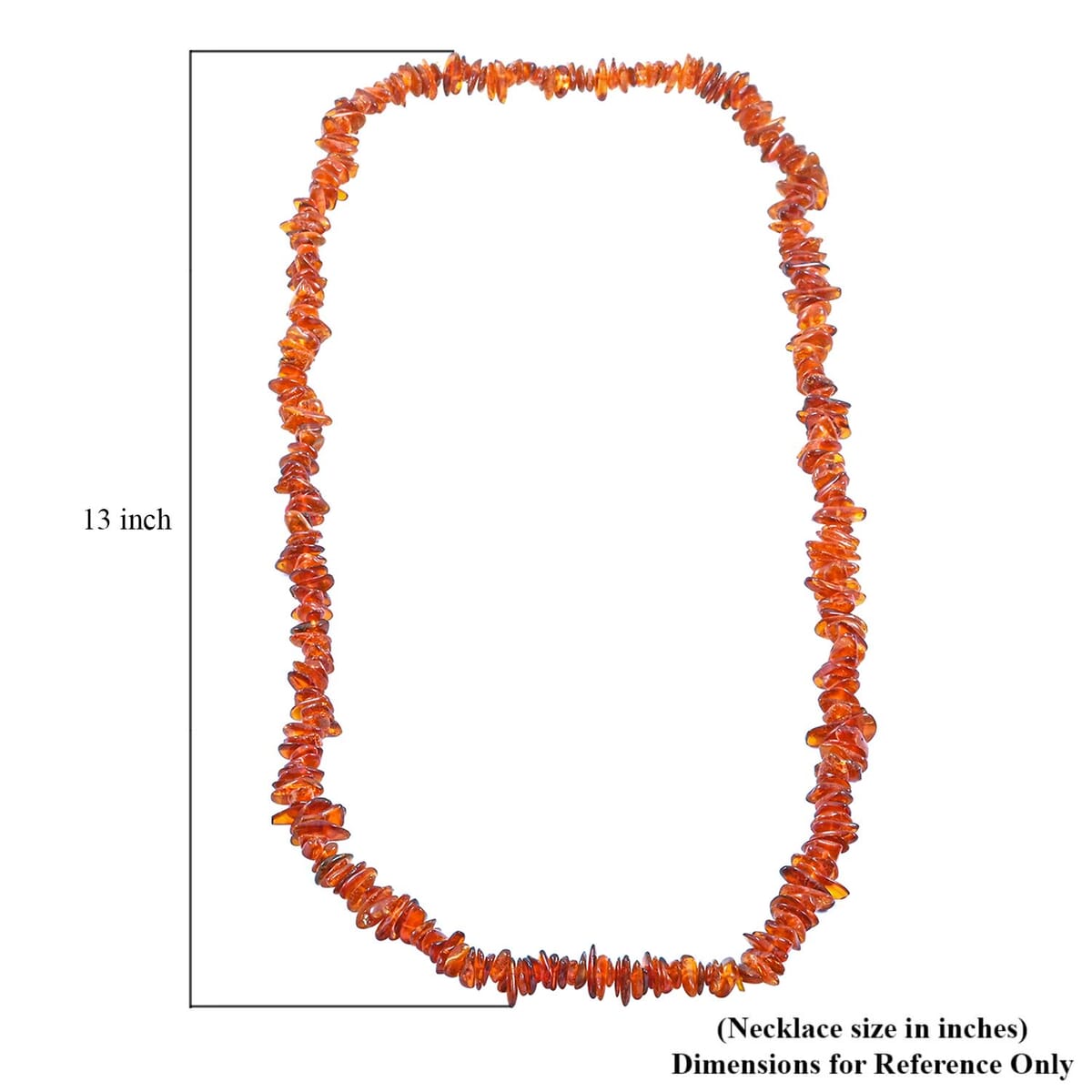 Baltic Dark Amber Beaded Necklace 30 Inches image number 3